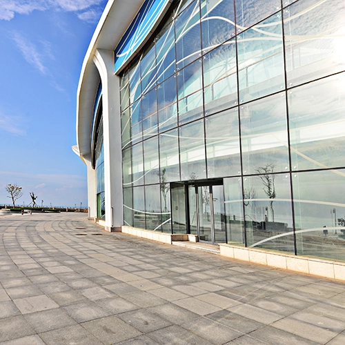 پنجره دوجداره کرتین وال