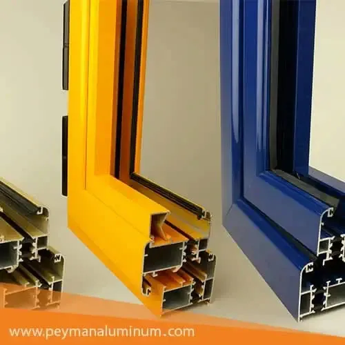 قیمت پروفیل آلومینیوم رنگی در کارخانه پیمان