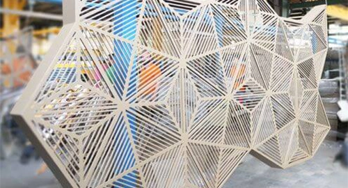 پنل مشبک آلومینیومى